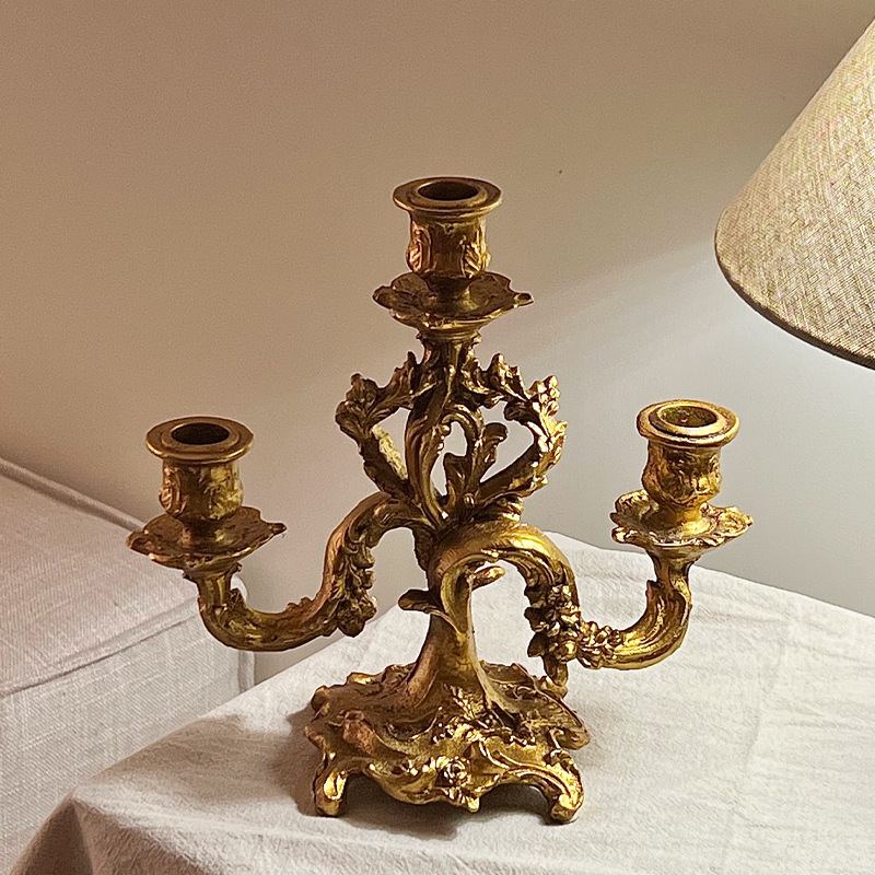 Luxury Candle Supplies Usa - Porte-bougie rétro baroque, décoration de table