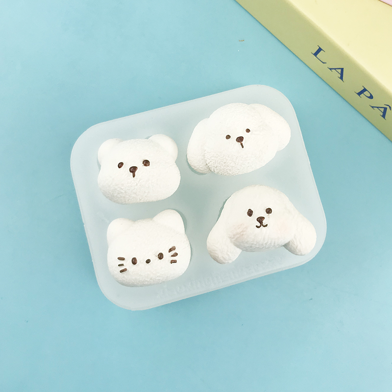 Candle Supplies Eu - Moule en Silicone série animaux chat