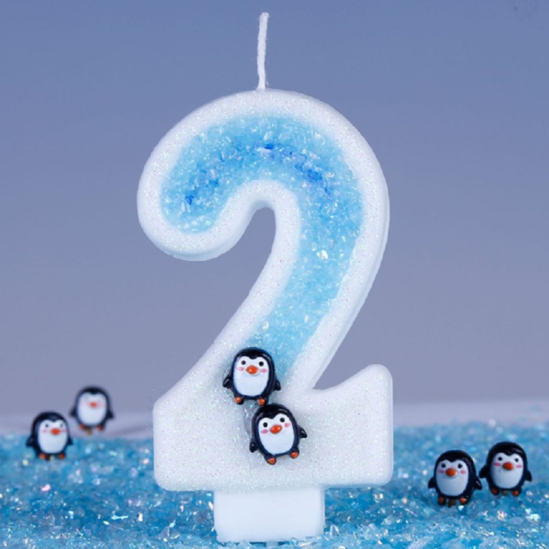 Bougie d'anniversaire bleue po - Luxury Candle Supplies Usa avis et prix